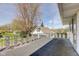 Spacious outdoor balcony with metal guardrail provides ample sunlight at 5014 Dawn St, Anderson, IN 46013