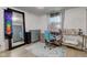 Charming bedroom featuring a modern vanity and large mirror at 5014 Dawn St, Anderson, IN 46013