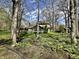 Spacious backyard featuring a screened porch and views of mature trees and lush landscaping at 5205 Mosswood Ct, Indianapolis, IN 46254