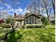 Well-maintained backyard featuring a large screened-in porch and a lush green lawn at 5205 Mosswood Ct, Indianapolis, IN 46254
