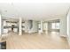 Spacious open-concept floor plan with a combined living room, dining area, and kitchen at 6507 Tram Ct, Indianapolis, IN 46260