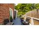 Cozy deck with outdoor seating and potted plants for a relaxing outdoor living space at 654 E 79Th St, Indianapolis, IN 46240