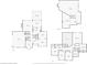 Overall floor plan showing first and second floor layouts with basement, rooms, and dimensions for a comprehensive view at 7323 Elm Ridge Dr, Indianapolis, IN 46236