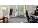 Office featuring a bay window with shutters at 7323 Elm Ridge Dr, Indianapolis, IN 46236