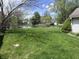 Spacious backyard with pond and healthy green grass at 7450 Cobblestone W Dr, Indianapolis, IN 46236