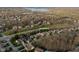 Aerial view of neighborhood homes near Geist Reservoir, highlighting a beautiful residential area at 9626 Oakhaven Ct, Indianapolis, IN 46256