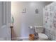 Bathroom with updated fixtures and tub/shower combination at 990 Bull Run W Dr, Greenwood, IN 46143