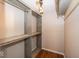 A walk-in closet with shelving and hanging space for ample storage at 10208 Clear Sky Dr, Avon, IN 46123