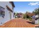 Spacious wooden back deck featuring a grill, an adjacent gazebo, and plenty of space for entertaining guests at 10417 Mayapple Ct, Noblesville, IN 46060