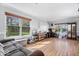 Bright living room with hardwood floors and ample natural light at 10417 Mayapple Ct, Noblesville, IN 46060