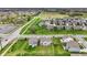 Expansive aerial view of a new residential development featuring single-Gathering homes and green spaces at 10811 Wild Orchard Ln, Indianapolis, IN 46239