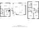 Detailed floor plan showcasing layout of rooms, including bedrooms, living spaces, and bathrooms at 11006 Timber Ln, Carmel, IN 46032