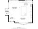 Downstairs floor plan featuring a dining area, kitchen, living room, and foyer layout at 11006 Timber Ln, Carmel, IN 46032
