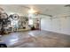 Spacious garage with ample storage and a garage door opener at 11006 Timber Ln, Carmel, IN 46032