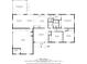 Detailed floor plan showcasing layout of living room, bedrooms, kitchen, bathrooms, porch, screened porch and garage at 11359 Peacock Dr, Indianapolis, IN 46236
