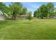 A serene backyard space with well-manicured lawn at 11415 Central E Dr, Carmel, IN 46032