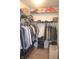 Walk-in closet with ample shelving and hanging space for organized storage at 12214 Cold Stream Rd, Noblesville, IN 46060