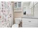Bathroom with modern vanity and toilet at 123 Thistlewood Dr, Greenfield, IN 46140
