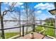 Balcony view of a lake and a walking path at 13797 E Southshore Dr, Fishers, IN 46037