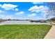 View of Geist Reservoir showing piers, walkway and lawn at 13797 E Southshore Dr, Fishers, IN 46037