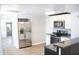 Modern kitchen featuring stainless steel appliances and ample counter space at 1410 E 75Th St, Indianapolis, IN 46240