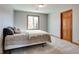 Bedroom with carpet flooring, natural light, and light-colored walls, ideal for a relaxing space at 14386 Salem E Dr, Carmel, IN 46033
