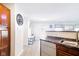 Open-concept kitchen with wood cabinets and modern finishes at 14429 Banister Dr, Noblesville, IN 46060