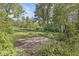 Picture of the property and basketball court surrounded by trees and bushes at 1710 S Butler Ave, Indianapolis, IN 46203