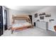 Cozy bedroom with carpet, a wooden bunkbed and a gray dresser at 2428 S Stonehill Way, New Palestine, IN 46163