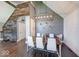 Modern dining area showcasing designer lighting and stylish decor at 260 17Th St, Columbus, IN 47201