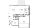 Layout of home featuring kitchen with island, great room, flex room, covered porch, patio and garage at 288 Commodore Dr, Pittsboro, IN 46167