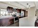 Contemporary kitchen with stainless steel appliances, granite counters, and modern cabinets at 4000 N Meridian St # 9E, Indianapolis, IN 46208
