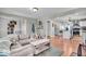 Open-concept living room seamlessly connects to the kitchen, providing a spacious feel at 4125 Rookwood Ave, Indianapolis, IN 46208