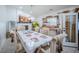 Elegant dining room with stylish furniture and decor at 4411 Rotterdam Dr, Indianapolis, IN 46228