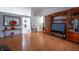 Bright living room with hard wood floors and nice decor at 4411 Rotterdam Dr, Indianapolis, IN 46228
