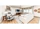 Inviting living room offers ample seating, a fireplace, and modern decor accents at 6040 Juniper Ct, Whitestown, IN 46075