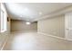 Large basement space with carpeting, recessed lighting and large windows at 6527 Briarwood Pl, Zionsville, IN 46077