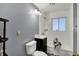 Bathroom features subway tile in the shower, and decorative horse at 7212 E Pleasant Run Pkwy S Dr, Indianapolis, IN 46219
