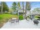 Landscaped backyard featuring lake views, a private dock, and outdoor entertainment space for relaxing by the water at 7456 Heather Ct, Nineveh, IN 46164