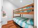 Bedroom featuring wooden bunkbeds with a colorful decor at 7456 Heather Ct, Nineveh, IN 46164