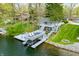 Stunning waterfront home with a private dock and boat lift, perfect for lake living at 7456 Heather Ct, Nineveh, IN 46164