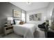 Charming bedroom with neutral tones, stylish furniture, and comfortable bedding at 769 Rose Garden Way, Westfield, IN 46074
