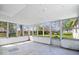 Sunroom featuring multiple windows that offer expansive views of the yard, bringing the outdoors in at 102 Florence Dr, Greenwood, IN 46143
