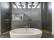 Modern bathroom with glass enclosed shower at 1333 Chatham Rdg Ct, Westfield, IN 46074