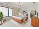 Bright bedroom with a large window, ensuite bathroom, and contemporary decor at 1333 Chatham Rdg Ct, Westfield, IN 46074