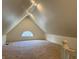 Lofted attic space with carpet, great lighting, and bonus space potential at 1378 Hannibal St, Noblesville, IN 46060