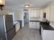 This kitchen has lots of storage, stainless steel appliances, and a stylish sink and faucet setup at 1378 Hannibal St, Noblesville, IN 46060