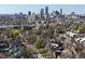 Panoramic city view showcases the skyline, surrounding neighborhood, and highway access at 1404 Broadway St # Apt G, Indianapolis, IN 46202