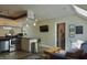 Open-concept living space with modern kitchen, cozy seating area, and stylish decor, ideal for relaxation and entertaining guests at 1404 Broadway St # Apt G, Indianapolis, IN 46202