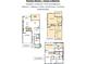 Detailed floor plan showcasing the layout of this home's first floor, second floor, and finished basement at 14223 Coyote Ridge Dr, Noblesville, IN 46060